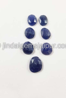 Blue Sapphire Rose Cut Slices